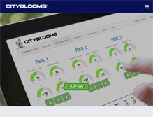 Tablet Screenshot of cityblooms.com